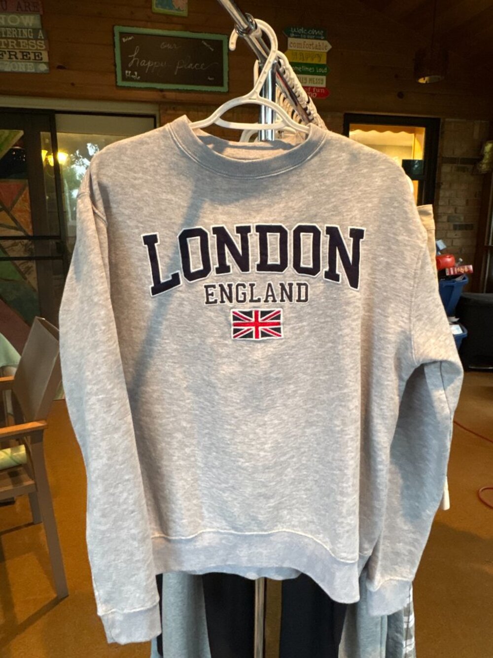 London England sweater